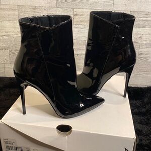 Black patent Aldo booties…  size 7… worn once
